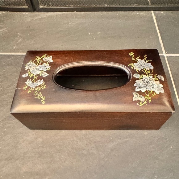 Vintage Tissue Box Covernull